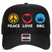 Peace Love RBG Ruth Bader Ginsburg Tribute Hat thumb 0