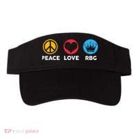 Peace Love RBG Ruth Bader Ginsburg Tribute Visor thumb 0