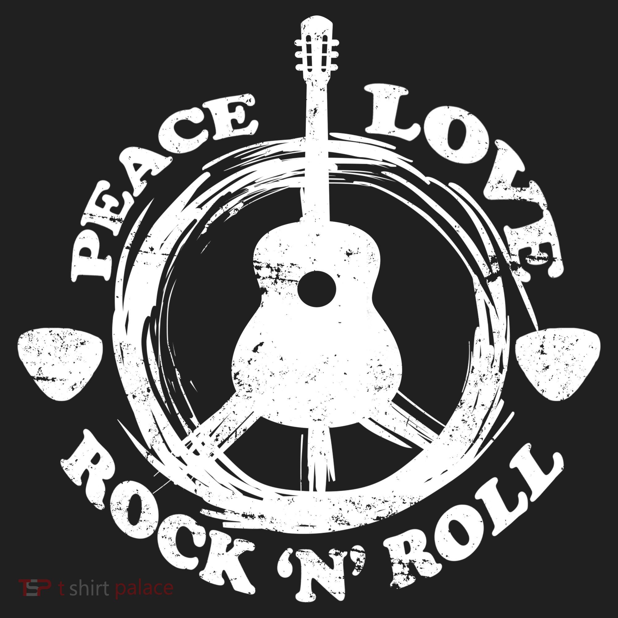 Peace Love Rock 'N' Roll Women's Sweatshirt