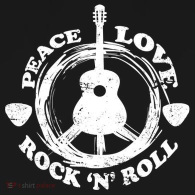 Peace Love Rock 'N' Roll Women's Hoodie