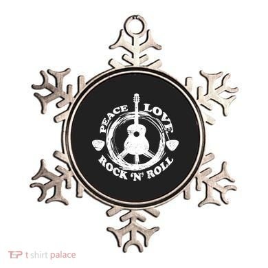 Peace Love Rock 'N' Roll Ornament