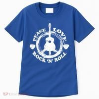 Peace Love Rock 'N' Roll Tall T-Shirt thumb 0