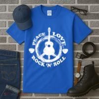 Peace Love Rock 'N' Roll Tall T-Shirt thumb 3