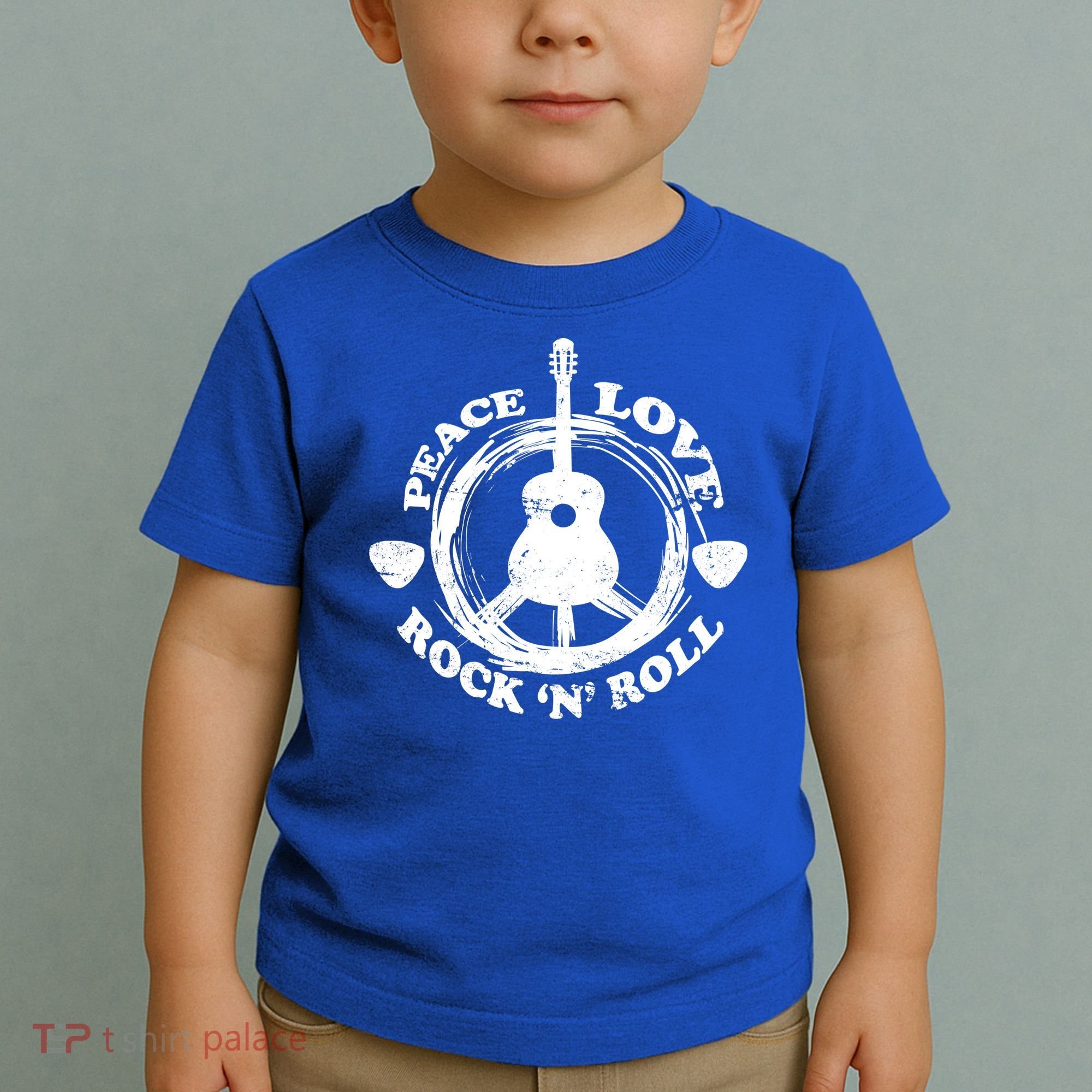 Peace Love Rock 'N' Roll Toddler T-Shirt