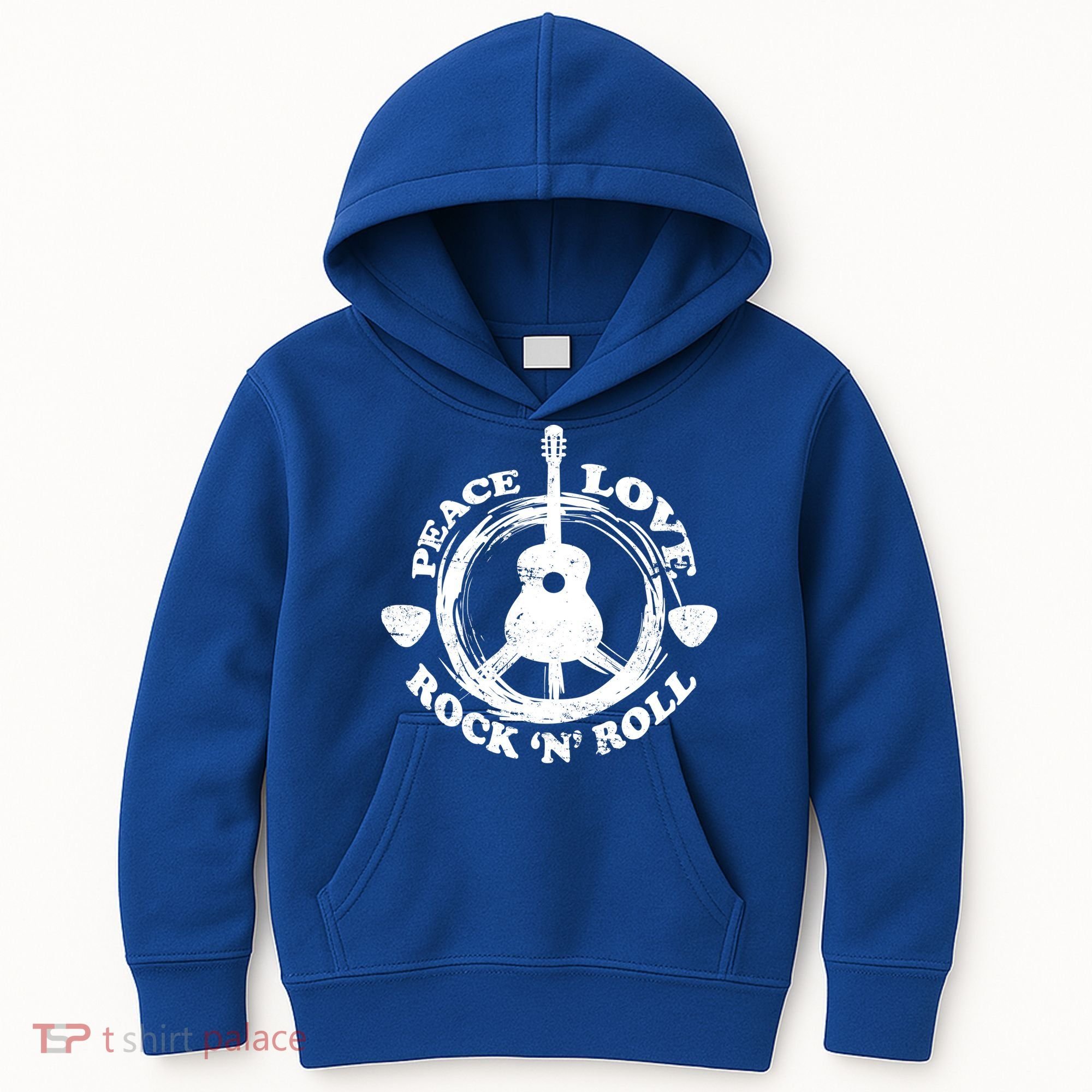 Peace Love Rock 'N' Roll Kids Hoodie