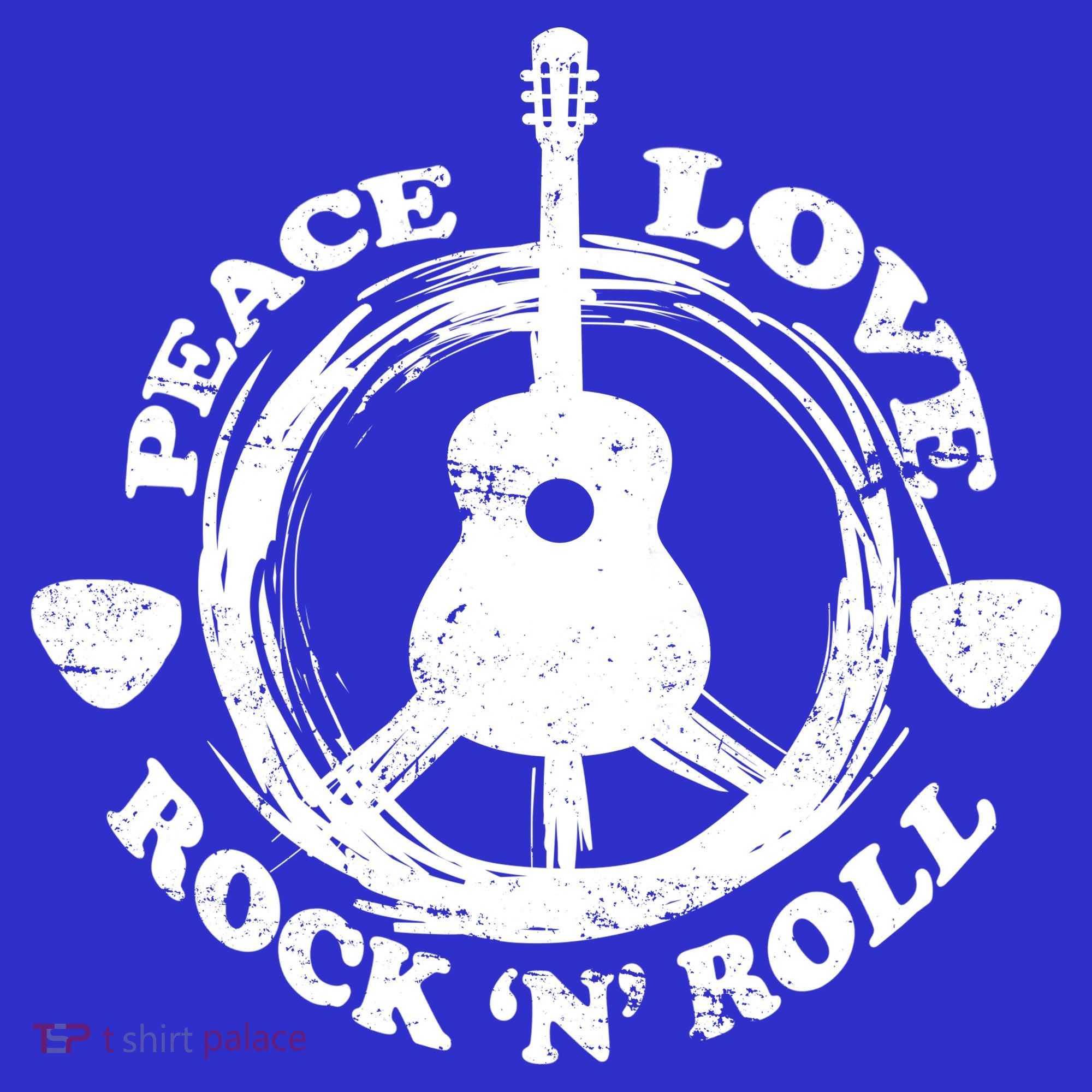 Peace Love Rock 'N' Roll Kids Long Sleeve Shirt