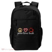 Peace Love Teach Backpack thumb 0