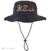 Peace Love Teach Bucket Hat thumb 0