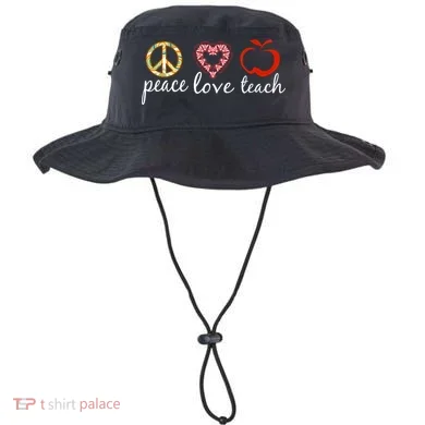 Peace Love Teach Bucket Hat