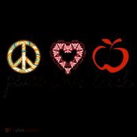 Peace Love Teach Coffee Mug thumb 5