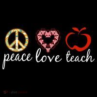 Peace Love Teach Coaster thumb 2