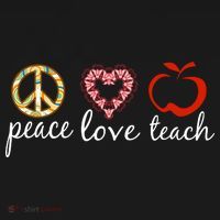 Peace Love Teach Pajama Set thumb 2