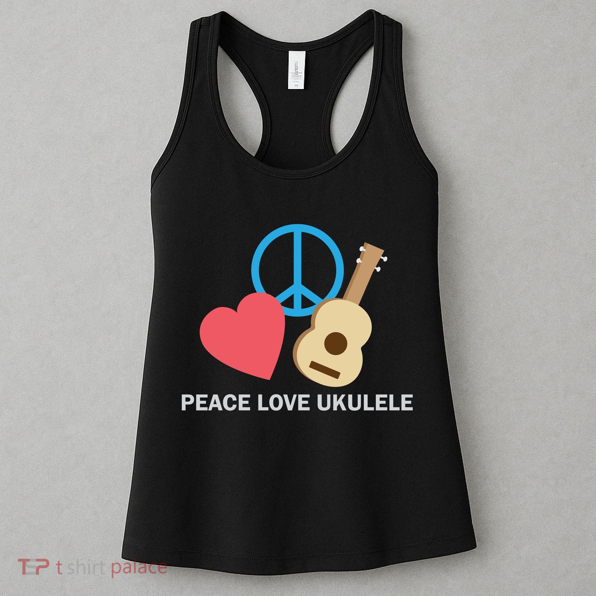 Peace Love Ukulele Women's Tank Top