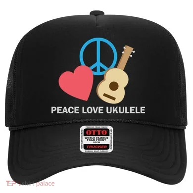 Peace Love Ukulele Hat