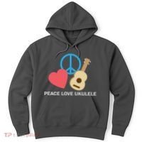 Peace Love Ukulele Hoodie thumb 0