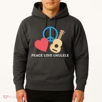 Peace Love Ukulele Hoodie thumb 2