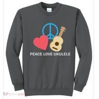 Peace Love Ukulele Sweatshirt thumb 0
