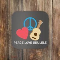 Peace Love Ukulele Coaster thumb 0