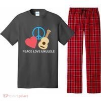 Peace Love Ukulele Pajama Set thumb 0