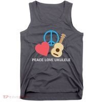 Peace Love Ukulele Tank Top thumb 0
