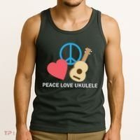 Peace Love Ukulele Tank Top thumb 3