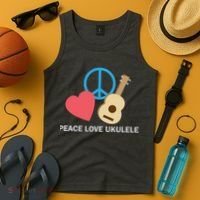 Peace Love Ukulele Tank Top thumb 4