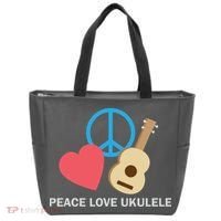 Peace Love Ukulele Tote Bag thumb 0