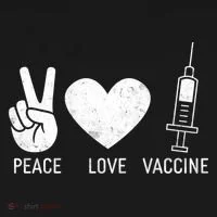 Peace Love Vaccine Shot Toddler Hoodie thumb 2