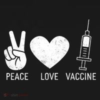 Peace Love Vaccine Shot Women's T-Shirt thumb 6