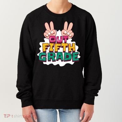 Peace Out Fifth Grade Women's Sweatshirt