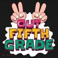 Peace Out Fifth Grade Bucket Hat thumb 4