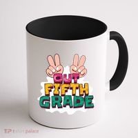 Peace Out Fifth Grade Coffee Mug thumb 1
