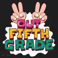 Peace Out Fifth Grade Golf Towel thumb 3
