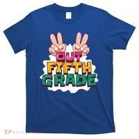 Peace Out Fifth Grade T-Shirt thumb 0