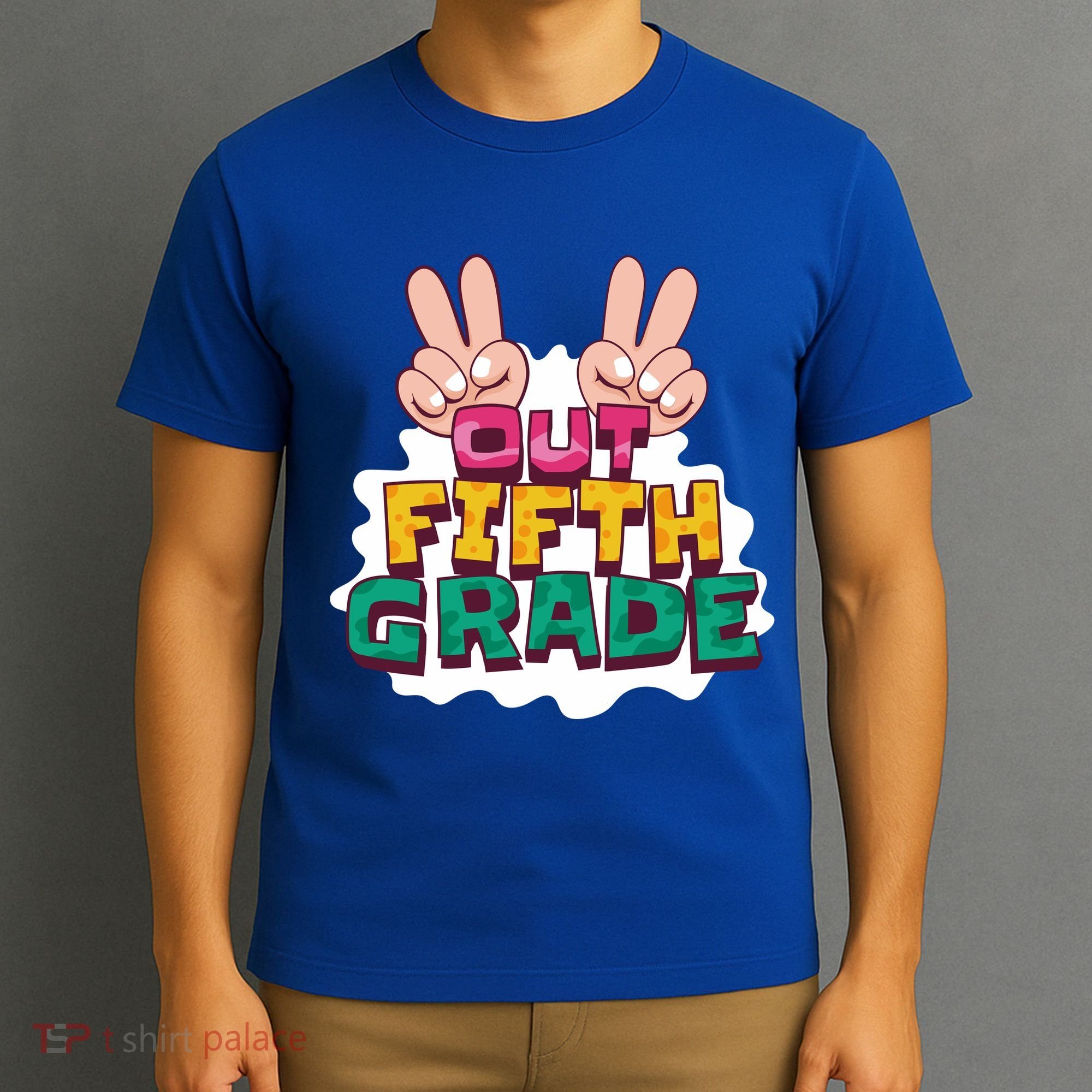 Peace Out Fifth Grade T-Shirt