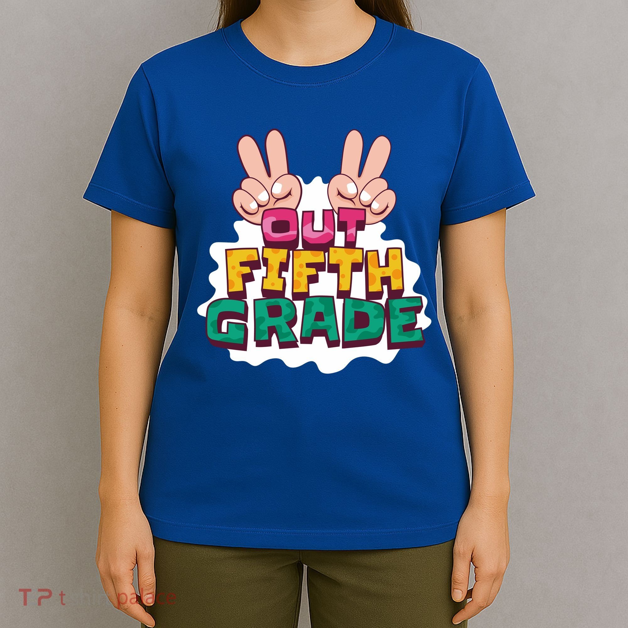 Peace Out Fifth Grade T-Shirt