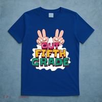 Peace Out Fifth Grade T-Shirt thumb 5