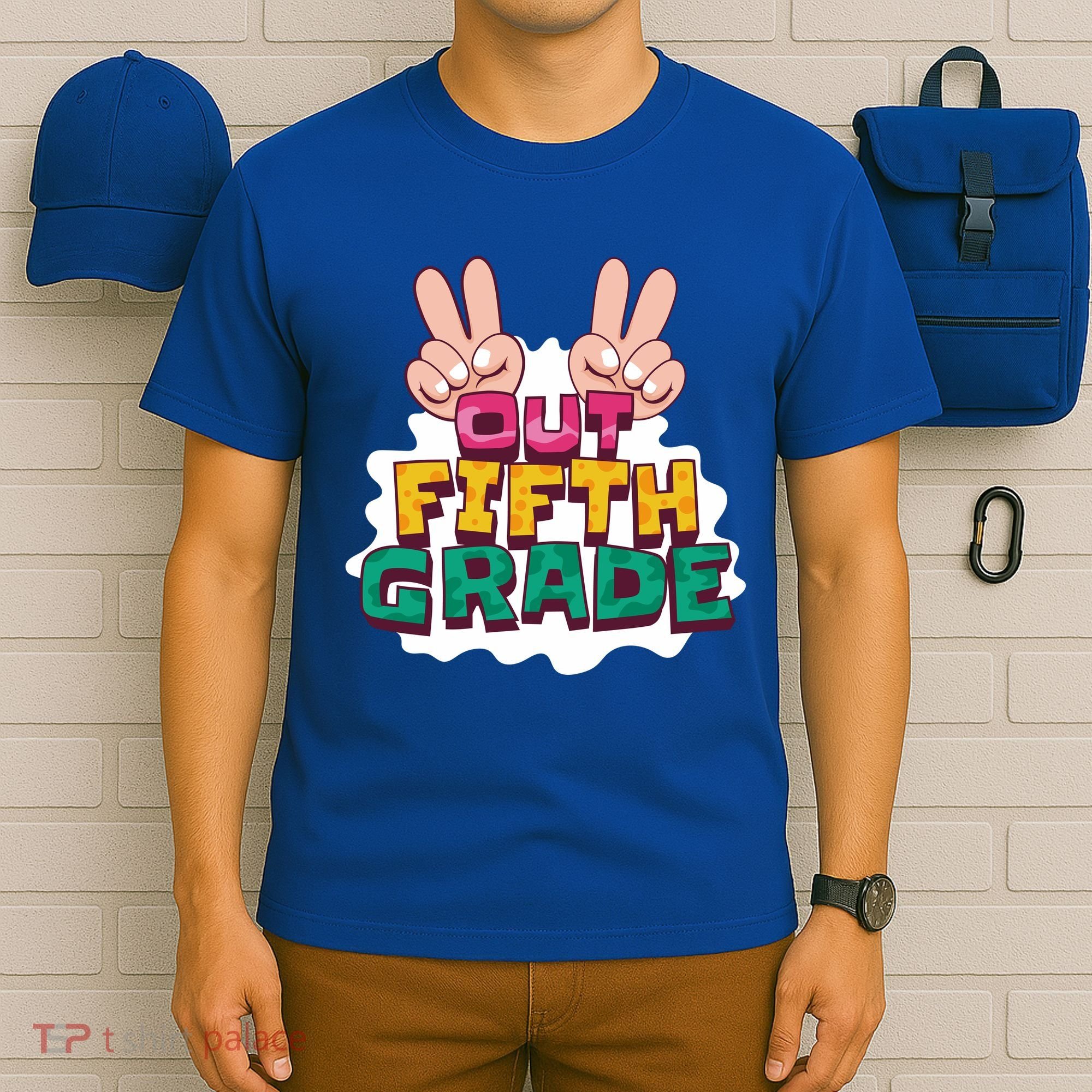 Peace Out Fifth Grade T-Shirt