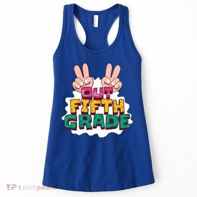Peace Out Fifth Grade Women's Tank Top