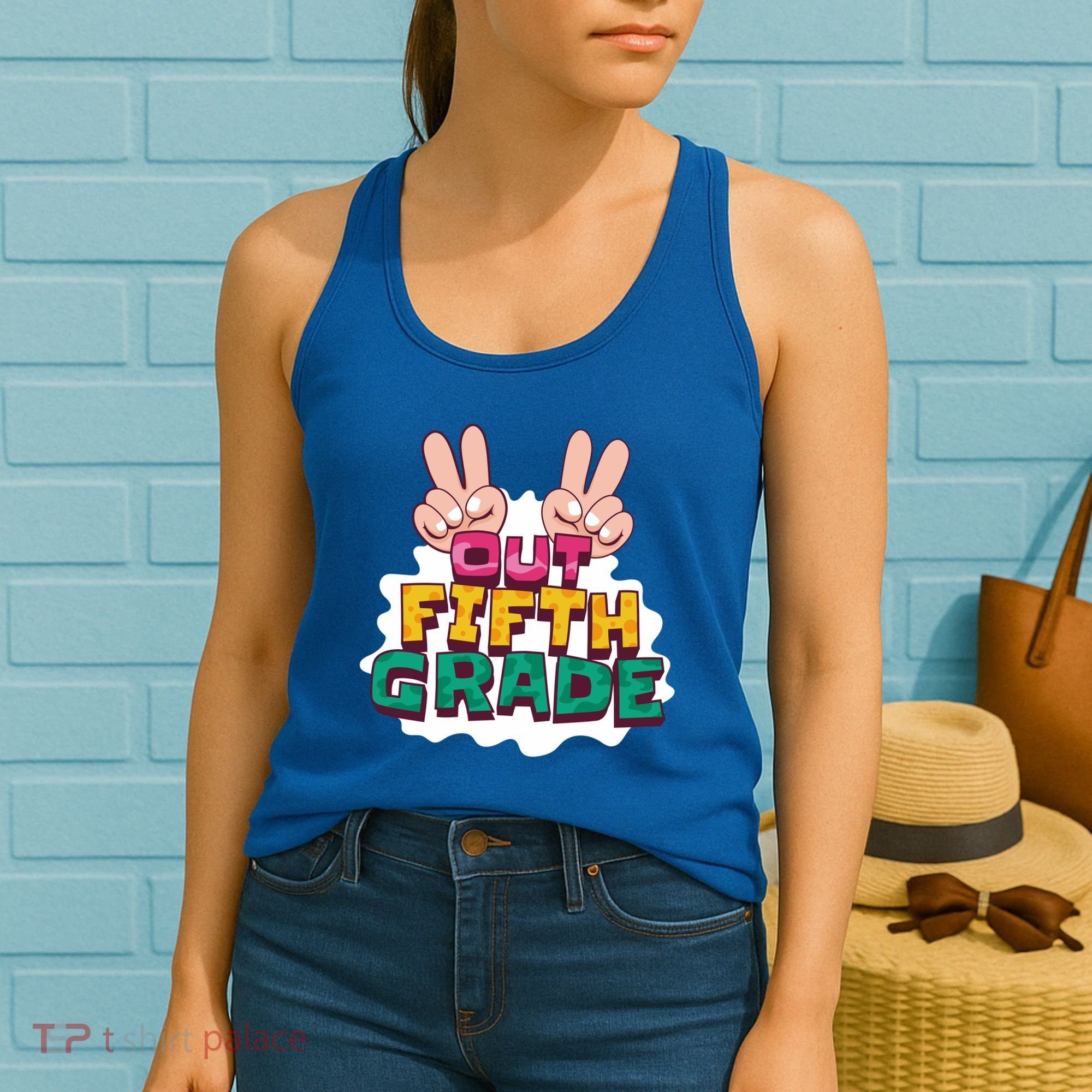 Peace Out Fifth Grade Women's Tank Top