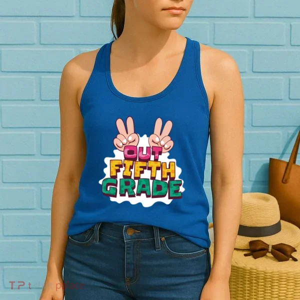 Peace Out Fifth Grade Women's Tank Top
