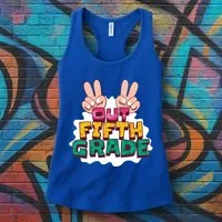 Peace Out Fifth Grade Women's Tank Top thumb 3