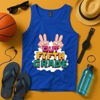 Peace Out Fifth Grade Tank Top thumb 4