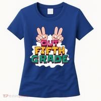 Peace Out Fifth Grade Women's T-Shirt thumb 0