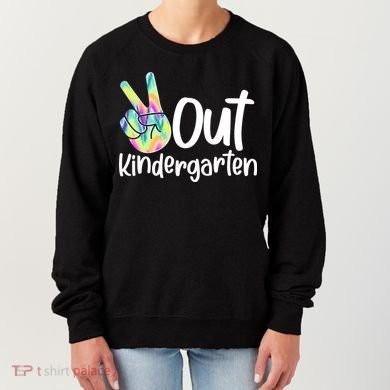 Peace Out Kindergarten Women's Sweatshirt
