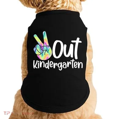 Peace Out Kindergarten Doggie Tank