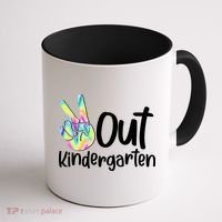 Peace Out Kindergarten Coffee Mug thumb 1