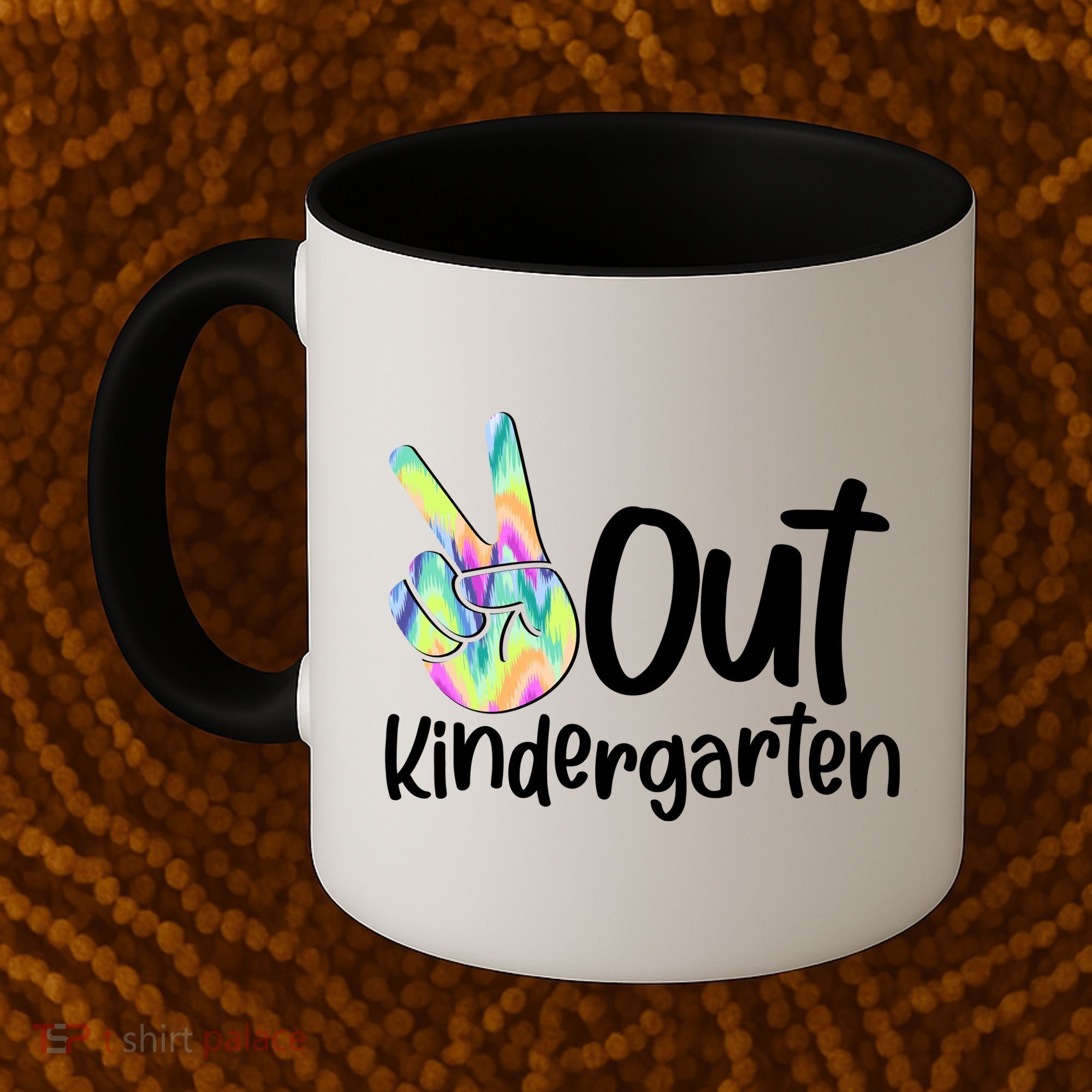 Peace Out Kindergarten Coffee Mug