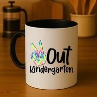 Peace Out Kindergarten Coffee Mug thumb 4