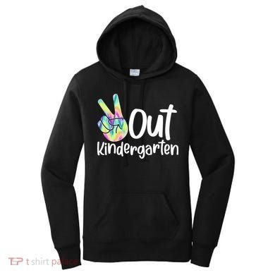Peace Out Kindergarten Women's Hoodie